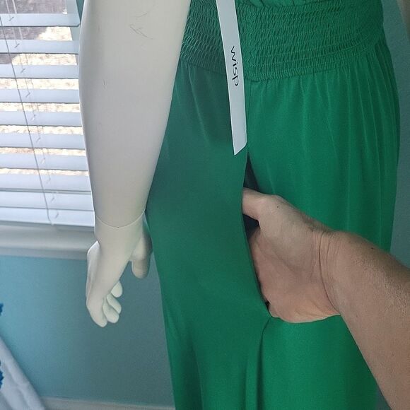 Wisp Joele Smocked Jersey Jumpsuit - Picture 4 of 15